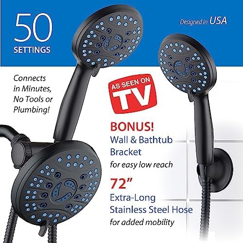 Hotel Spa AquaCare for California As-Seen-On-TV High Pressure Handheld Rain - Image 2