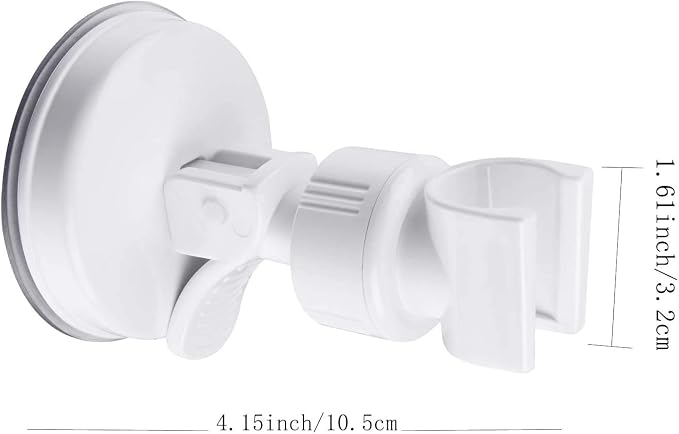 Adjustable Shower Head Holder, Bathroom Suction Cup Handheld Shower Head Bracket - Image 2