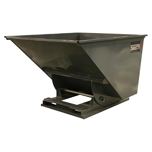 Heavy Duty Self-Dumping Hopper, 2 cu yd Tall, 6000 lb Capacity, - Image 3