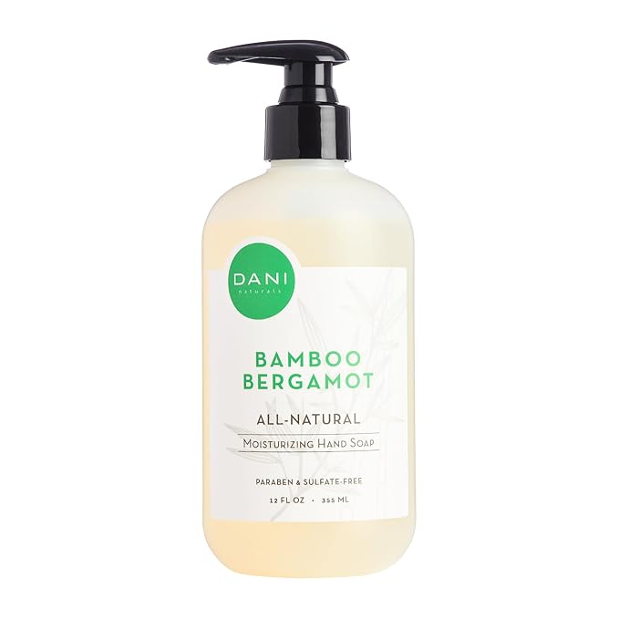 DANI Naturals Moisturizing Hand Soap – Bamboo Bergamot Scent, Sulfate-Free & by DANINaturals