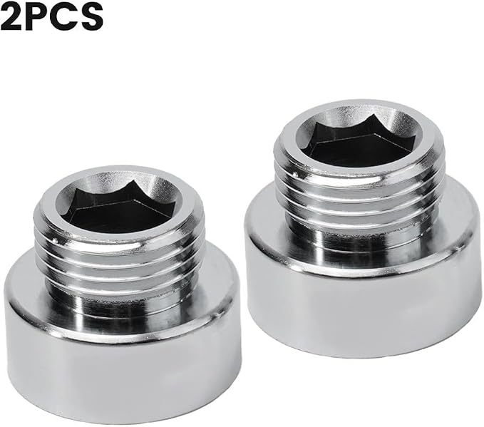 Shower Hose Head Adaptor 3/4Inch Female To 1/2Inch Male Brass Pipe Fitting - Image 2