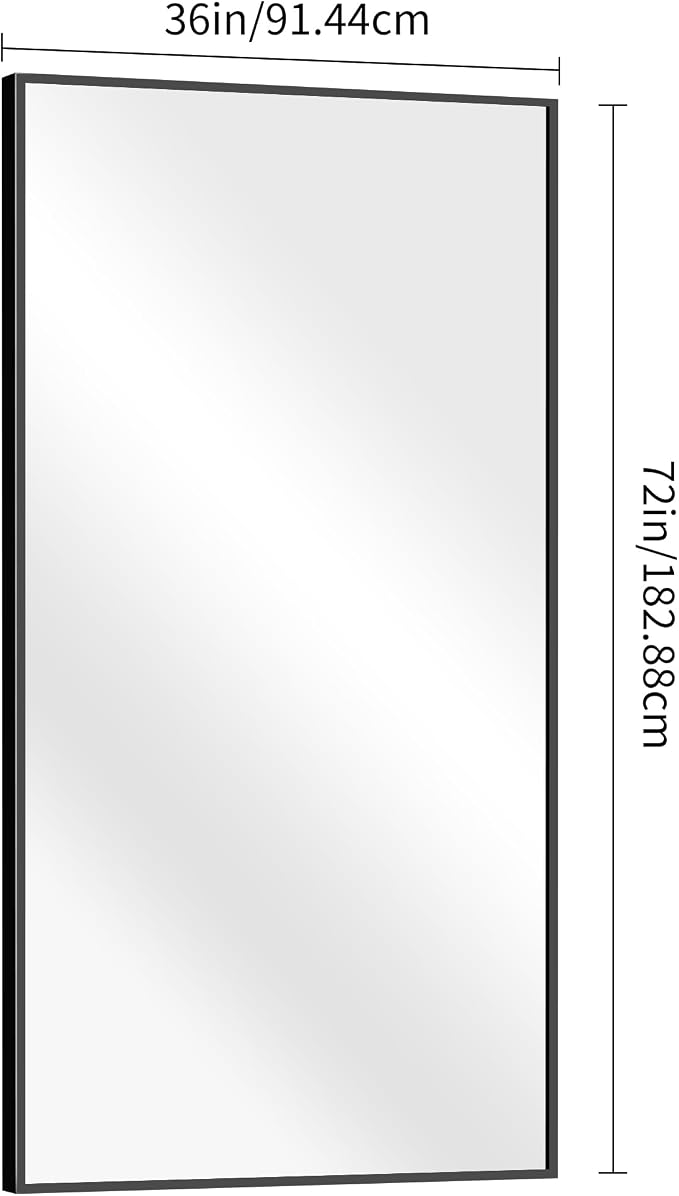 BONEWEI Bathroom Mirror, 72x36 inch Bathroom Mirrors - Image 7