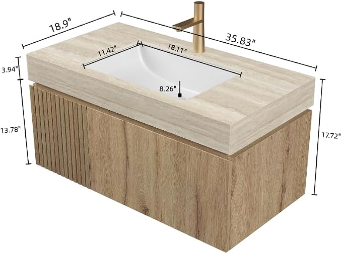 Ambrovina 36 inch Bathroom Vanity - Image 2