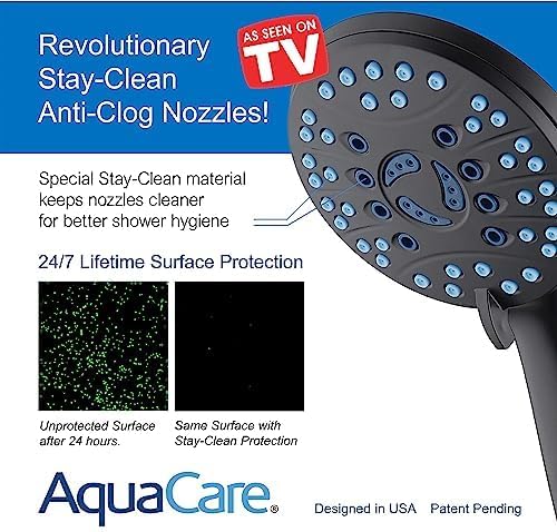 Hotel Spa AquaCare for California As-Seen-On-TV High Pressure Handheld Rain - Image 5