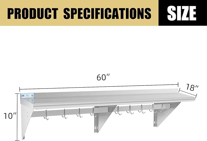 Hally Stainless Steel Shelf - Image 3