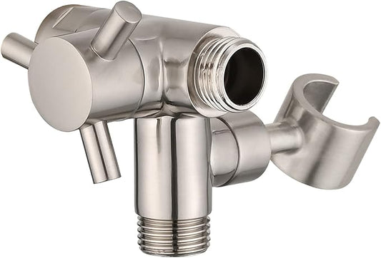 PDPBath Solid Brass 3 Way Shower Arm Diverter Valve by PDPBath