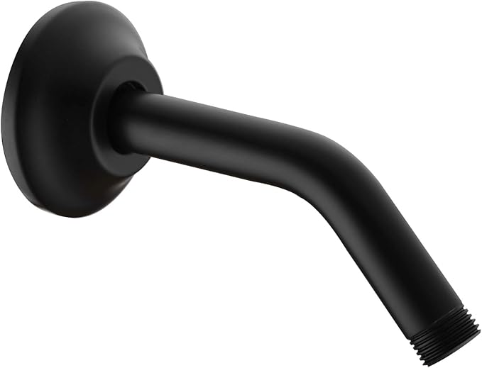 BESTILL Wall Mounted 6 Inch Extension Shower Head Arm, Shower Arm and Flange by BESTILL
