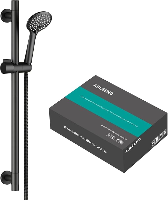 Shower Slide Bar Handheld Shower Head by AULEEND