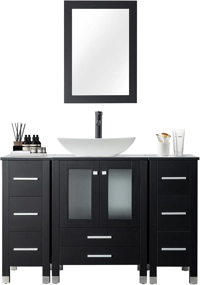 LUCKWIND 48" Bathroom Vanity Sink Combo, 24-inch Main Cabniet - Image 8