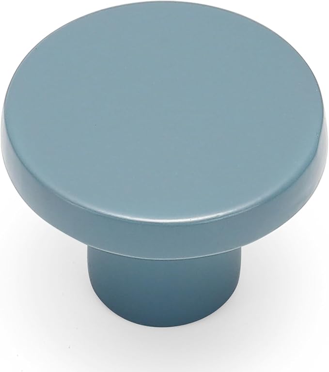 Ravinte 10 Pack Cabinet Knobs Light Blue Kitchen Cabinet Knobs Round Dresser by Ravinte