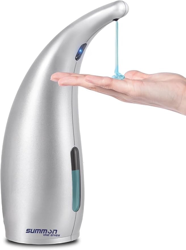 Automatic Liquid Soap Dispenser, 300ML Touchless 4 Gear Adjustable（Gray） by summontheelves