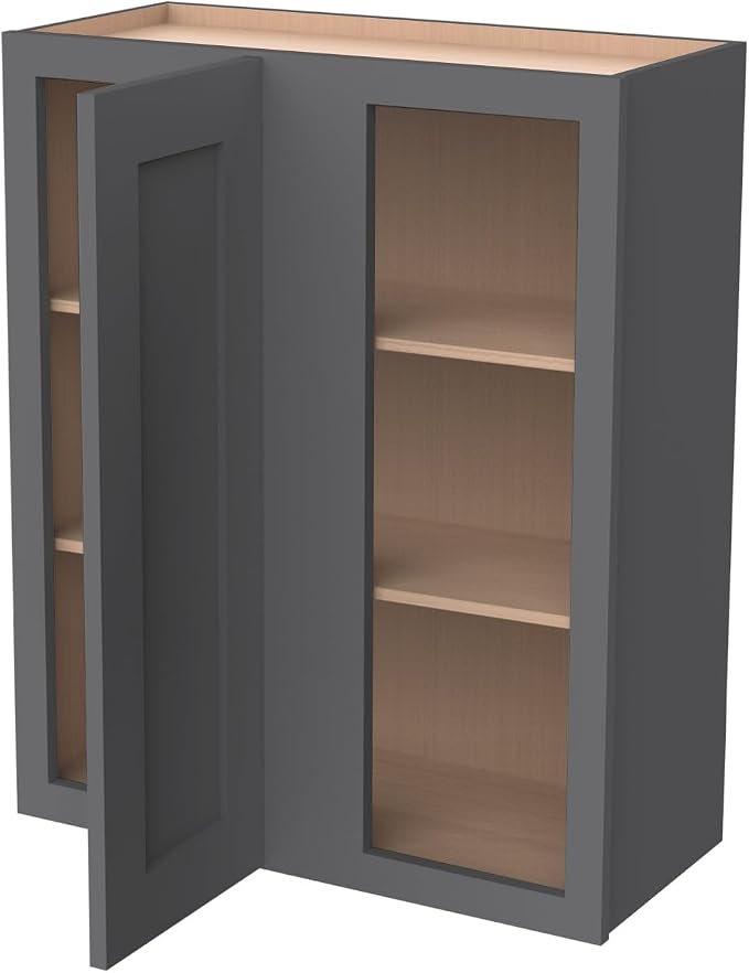 Solid Hardwood Wall Blind Corner Cabinets, Adjustable Shelves, Soft-Close Doors - Image 4