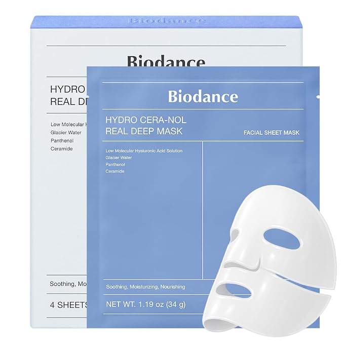 BIODANCE Hydro Cera-nol Real Deep Mask, Overnight Hydrogel Mask, Hydrating by BIODANCE