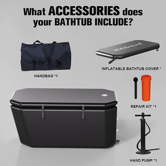 Cold Plunge Tub, Inflatable Ice Bath Tub - Image 6