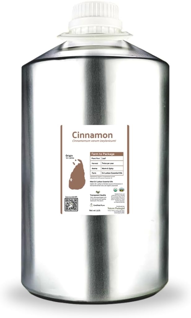 Organic Cinnamon Essential Oil by NaturePackaged