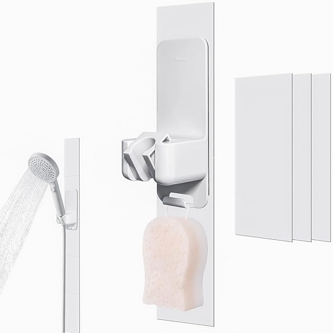 Modular Magnetic Handheld Shower Holder, 5-Section Customizable Sliding Rail by Unknown