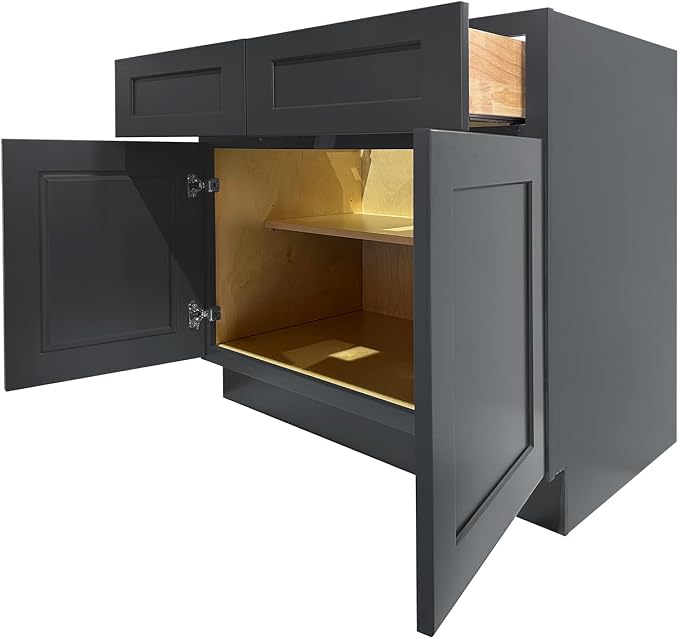 Kitchen Base Cabinet, Sideboard Cabinet, Kitchen Storage Island, 2 Drawers by Lieeres