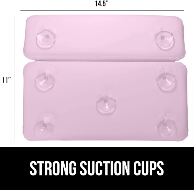 GORILLA GRIP Bath Pillow for Tub, Improved Suction Cups, Luxury Bathtub Pillows - Image 4