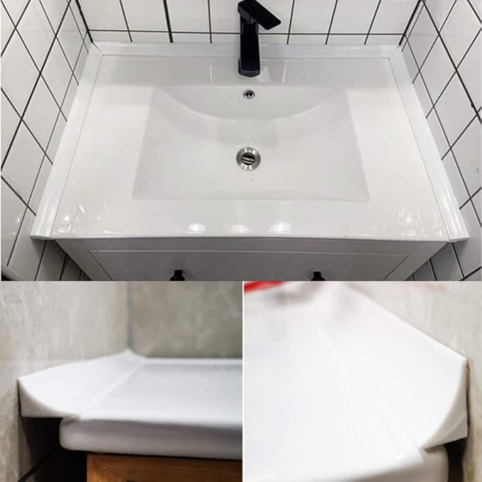 67 Inch Selfadhesive Shower Threshold Water Dam Barrier Silicone Waterproof - Image 8