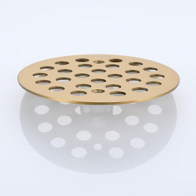 Round 4.25 Inch Screw-in Shower Drainer Cover Replacement 304 Stainless Steel - Image 4