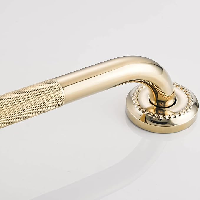 Textured Shower Grab Bar, 24-Inch Bathroom Support Rail, Stylish Bathtube - Image 6