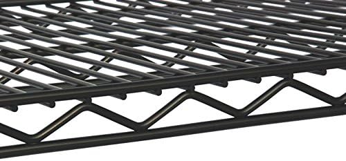 Omega 14" Deep x 36" Wide x 54" High 3 Tier Black Starter Shelving Unit - Image 2