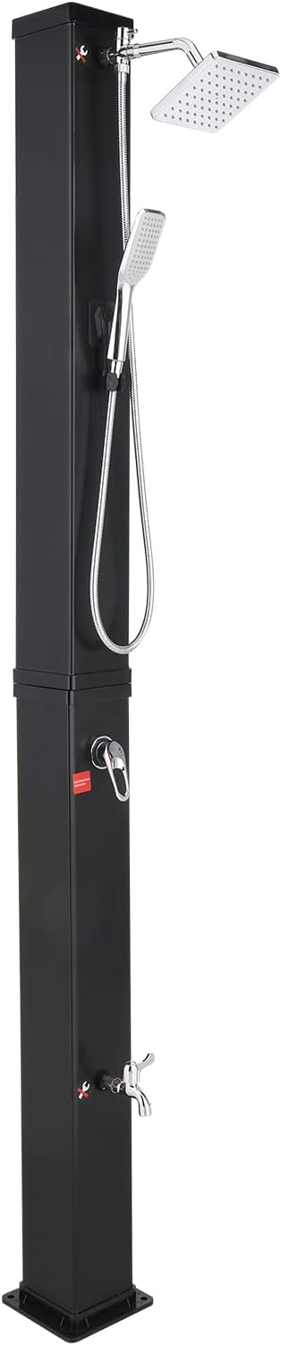 VINGLI 10.6 Gallon 7.5FT Solar Heated Shower by VINGLI