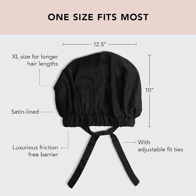 Kitsch XL Satin Bonnet for Sleeping - Image 3