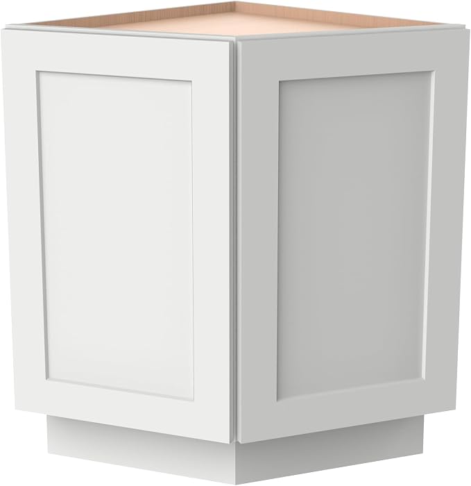 Corner Cabinet for Kitchen Bathroom, Solid Wood Frame by HCIOANHomecabinetseries