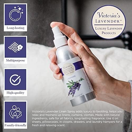 Victoria's Lavender Pillow and Linen Spray — Lavender Essential Oil - Image 3