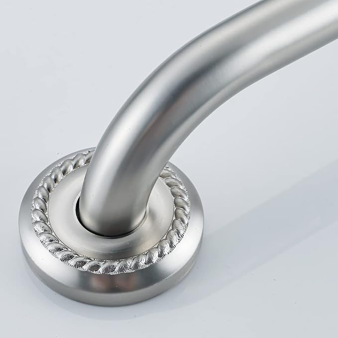 Anti Slip Shower Grab Bar, 16-Inch Toilet Textured Sturdy Hand Rail, Stylish - Image 9