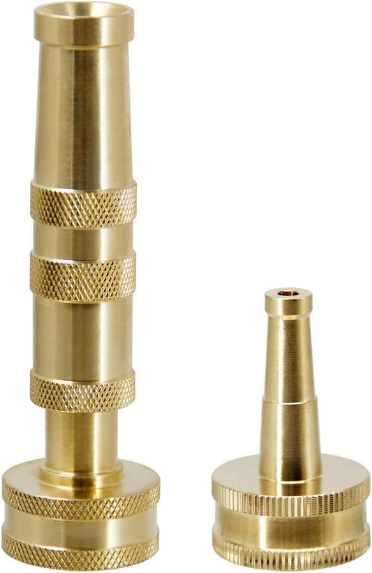 Twinkle Star Solid Brass Heavy Duty Adjustable Twist Hose Nozzle Jet Sweeper by TwinkleStar