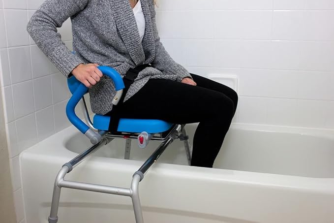 Carousel Sliding Shower Chair Transfer Bench - Image 7