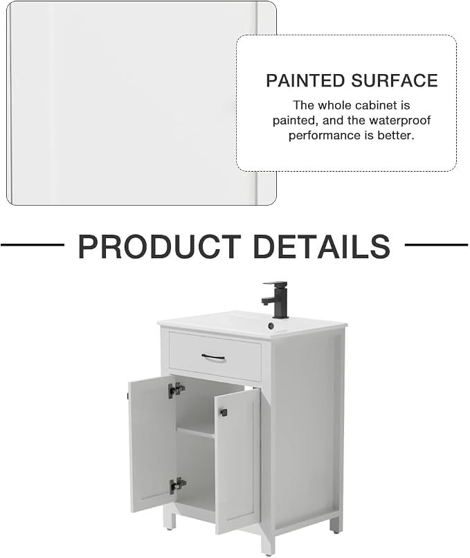LUCKWIND 24" Bathroom Vanity - Image 6