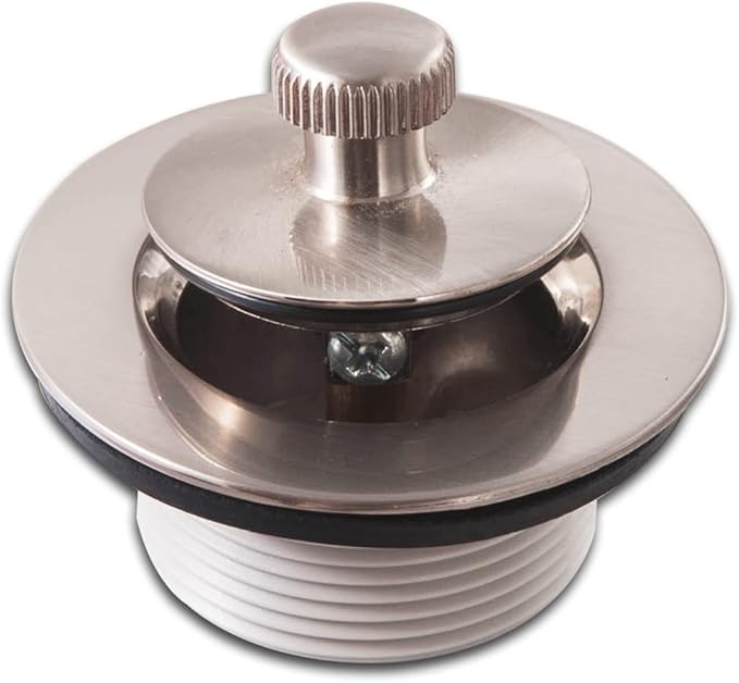 Lift and Turn Bathtub Drain Stopper by CalcMetal