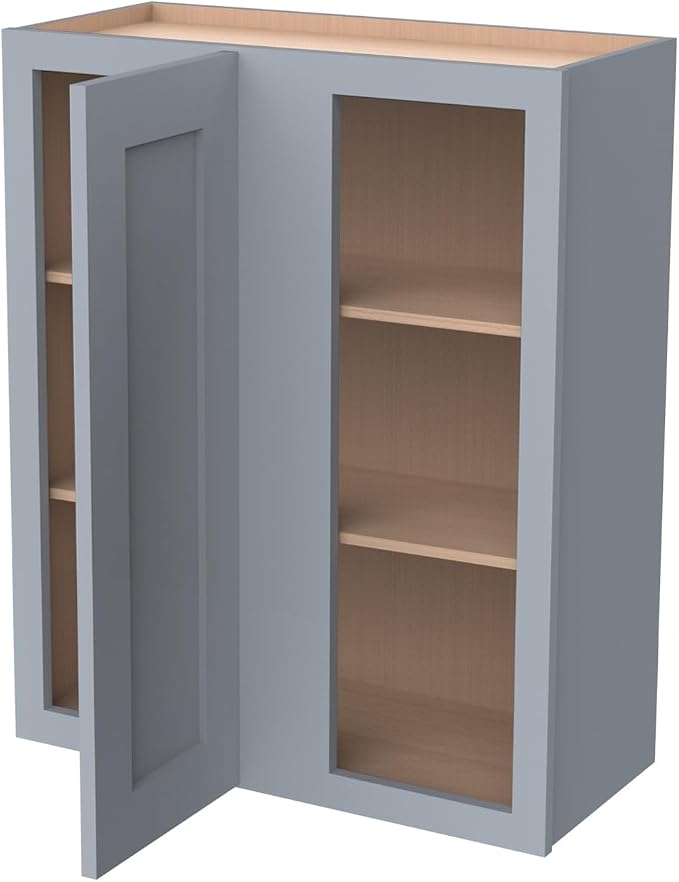 Solid Hardwood Wall Blind Corner Cabinets, Adjustable Shelves, Soft-Close Doors - Image 4
