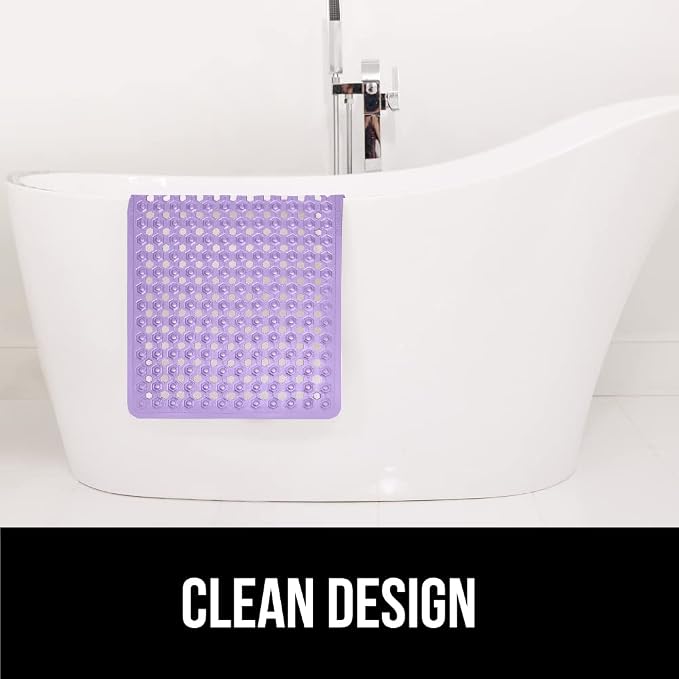 GORILLA GRIP Patented Bath Tub Shower Mat, Machine Washable Bathtub Floor Liner - Image 7