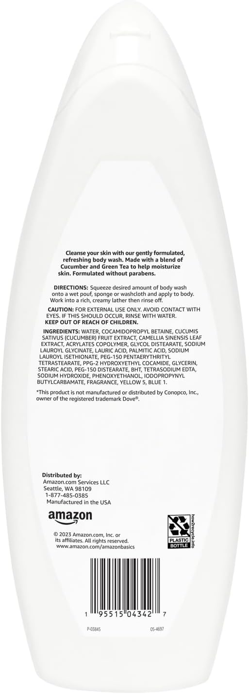 Amazon Basics Body Wash for Refreshing Skin, 22 fl oz - Image 2