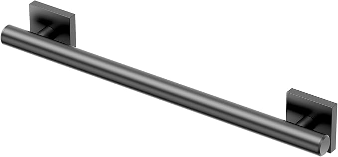 Gatco 942MX Elevate 18" L Grab Bar, Matte Black/ADA Compliant Stainless Steel - Image 2