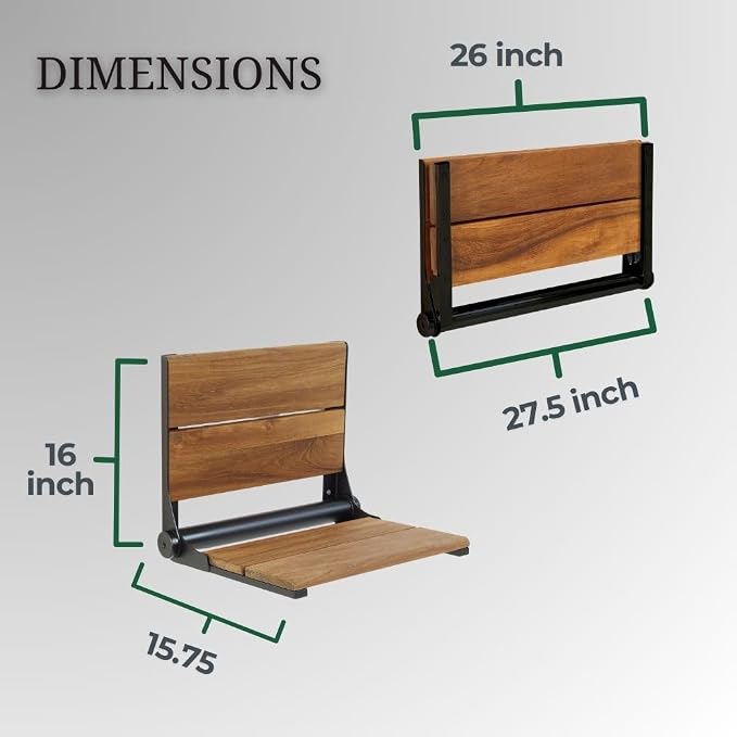 Teak Shower Seat - Image 4