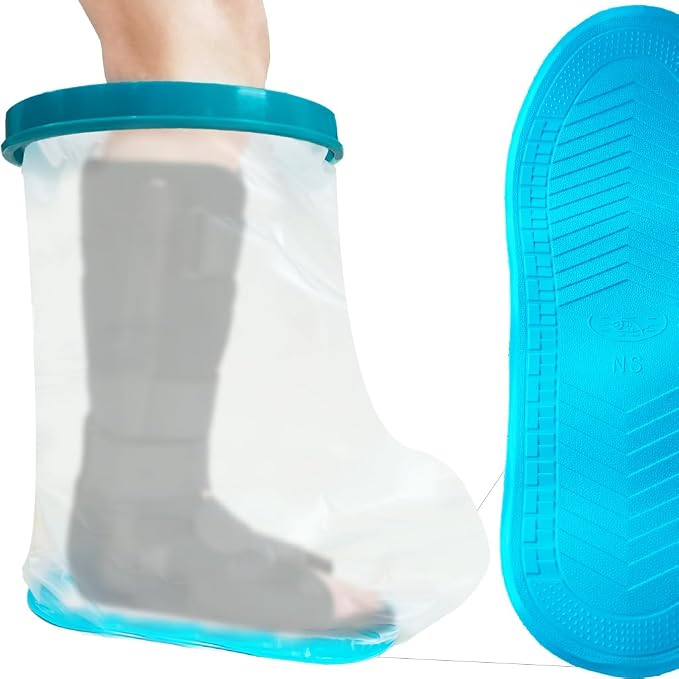 Non-Slip Extra Wide Waterproof Leg Cast Cover by Tideshake