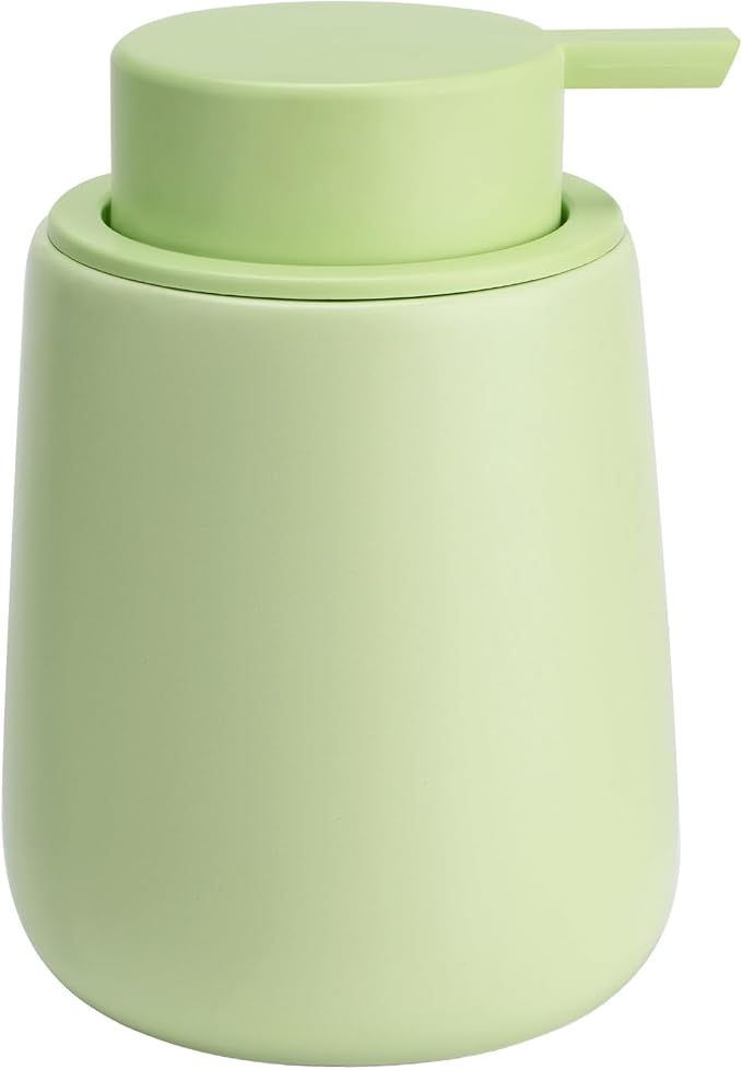 Soap Dispenser Ceramic with Easy-to-Press Pump Hand Lotion Liquid Dispenser by TOOZFO