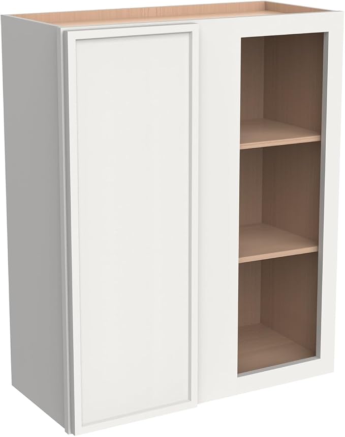 Solid Hardwood Wall Blind Corner Cabinets, Adjustable Shelves, Soft-Close Doors - Image 7
