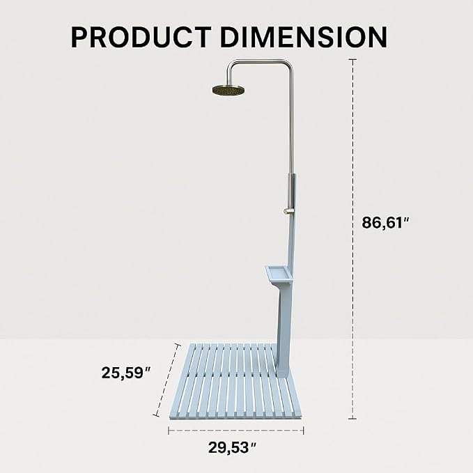 Outdoor Garden Pool Shower - Image 2