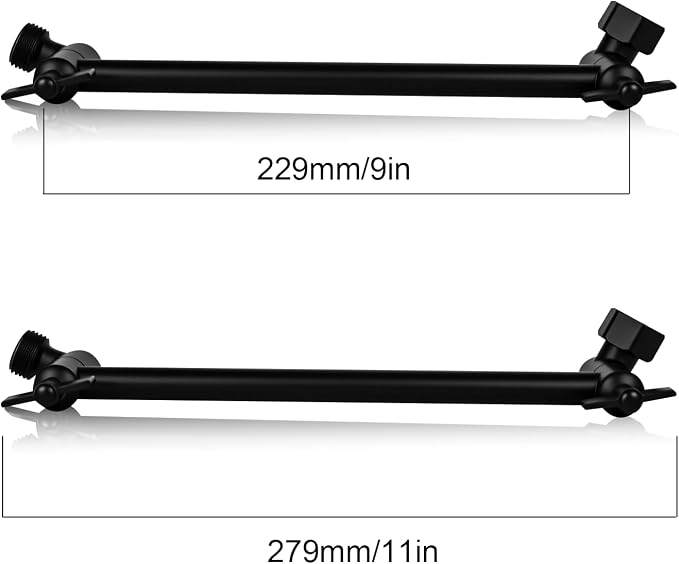 Heavy Duty Adjustable Shower Arm, Strong Load Support, No Sagging, Keeps Shower - Image 2