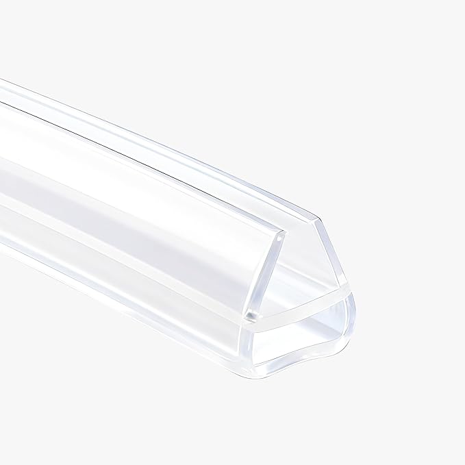 Shower Door Side Seal Strip, 79 Inch U-Type Frameless Shower Door Seal by FOCMKEAS