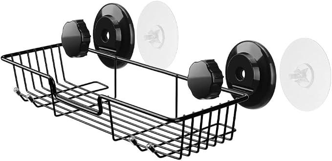 SANNO Suction Cup Shower Caddy Bathroom Caddies Storage Combo Organizer - Image 6