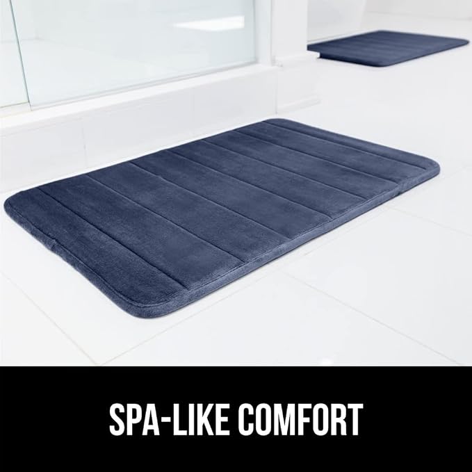 GORILLA GRIP Memory Foam Bath Mat, Soft Absorbent US Designed Bathroom Rug - Image 9