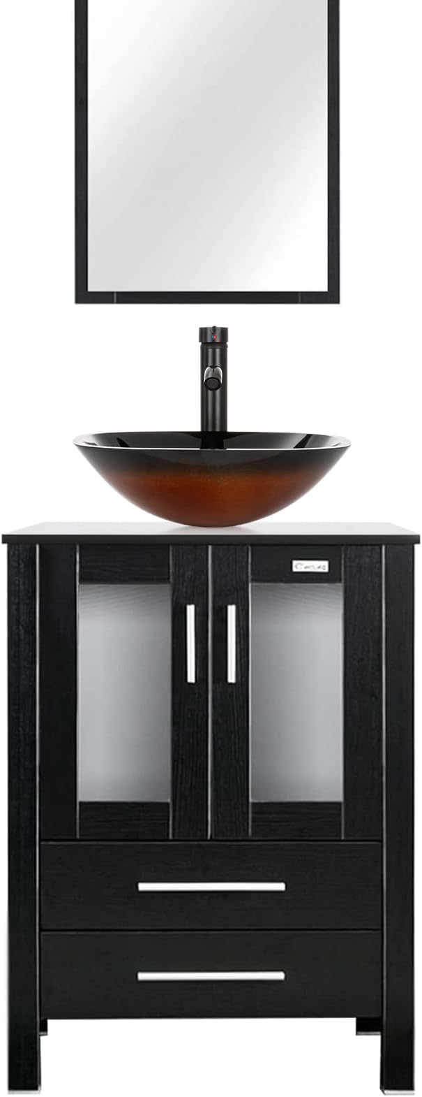 eclife 24" Modern Bathroom Vanity Sink Combo Freestanding Cabinet by eclife