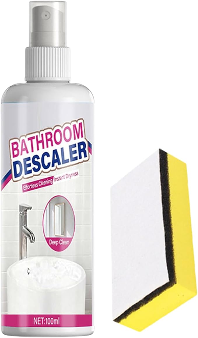 Bathroom Descaler, 100ml Powerful Cleaning Foam, Toilet Bowl Stain Cleaner Agent by Unknown